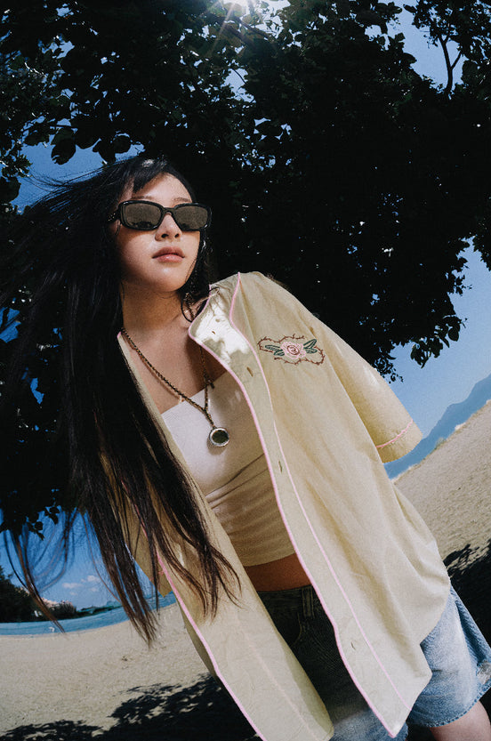 NR KHAKI BASEBALL JERSEY