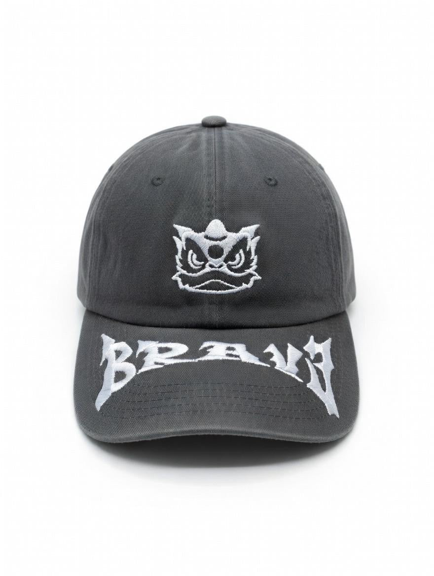BRAVE BLACK WASHED CLASSIC LOGO CAP