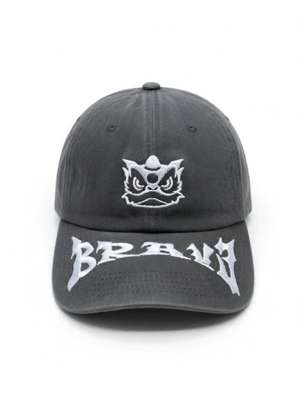 BRAVE BLACK WASHED CLASSIC LOGO CAP