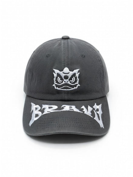 BRAVE BLACK WASHED CLASSIC LOGO CAP