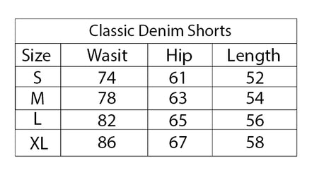 NR Classic Denim Shorts