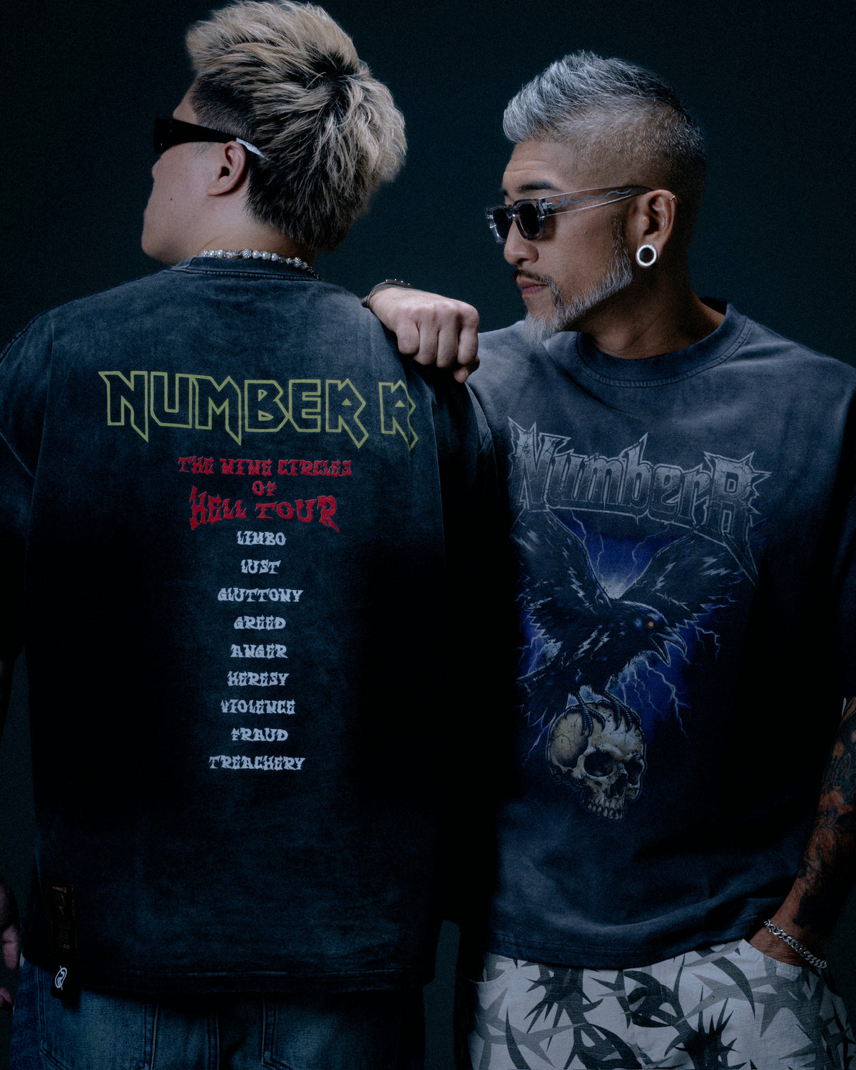 NR The Lightning Raven Cropped Fit T-shirt