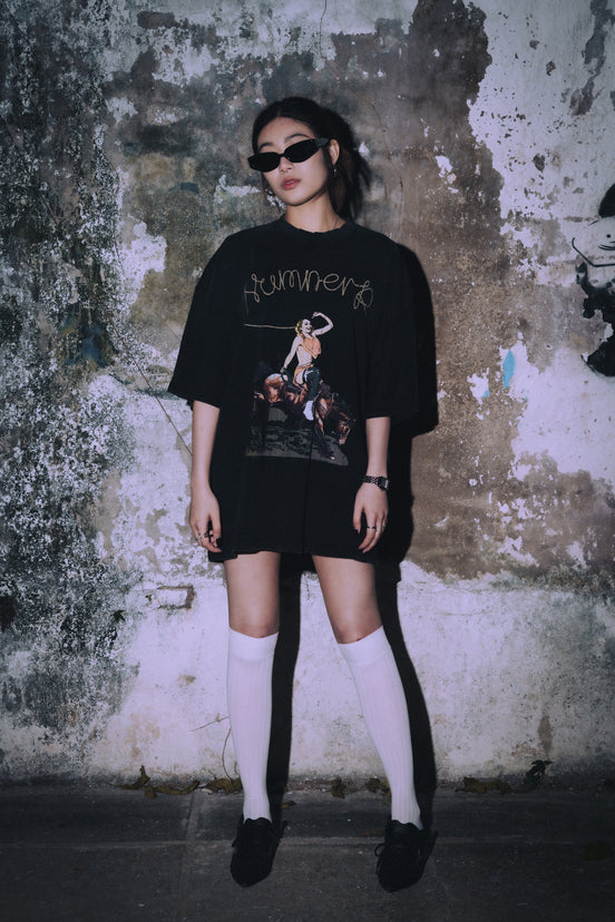 NR COWGIRL WASHED TEE