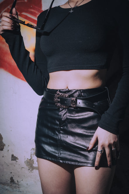 NR MOTIF BUCKLE BELT
