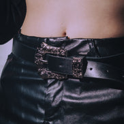 NR MOTIF BUCKLE BELT