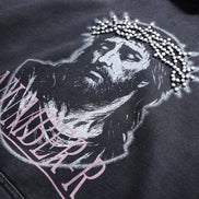 NR WASHED BLING JESUS HOODIE