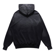 NR WASHED STUDDED HOODIE