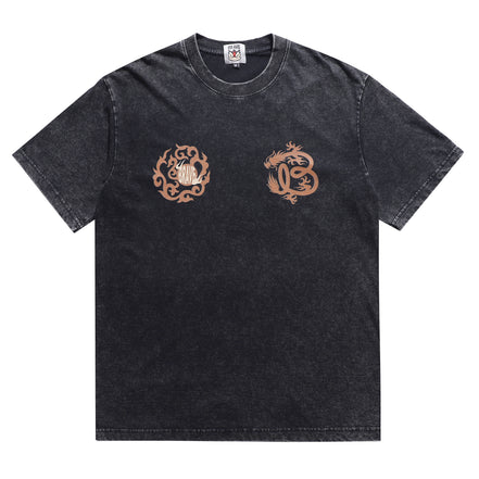 BRAVE BLACK GOLD DRAGON TEE