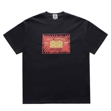 BRAVE BLACK HAPPINESS TEE