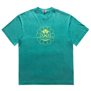 BRAVE GREEN LION FLOWER TEE