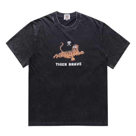 BRAVE BLACK TIGER BRAVE TEE