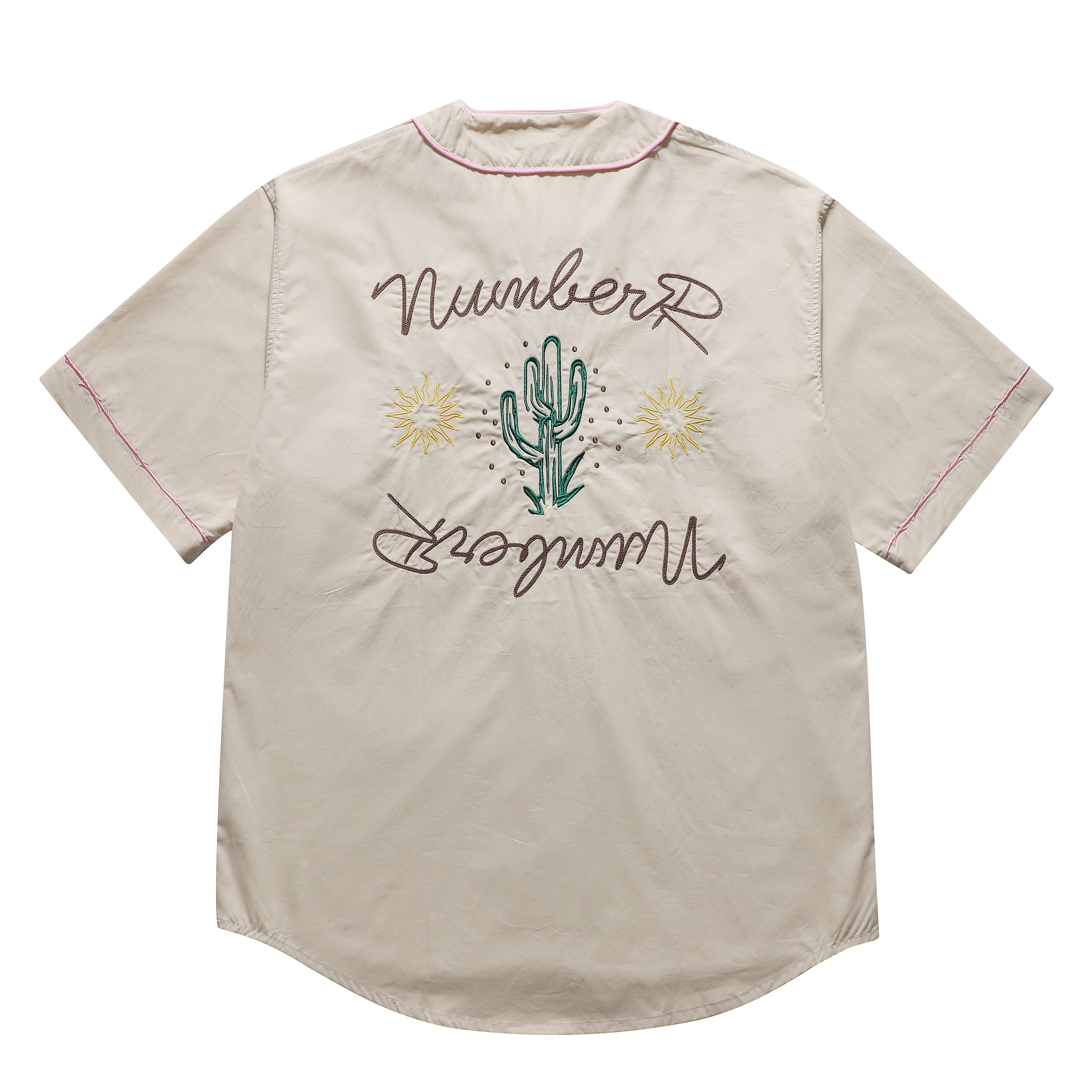 NR KHAKI BASEBALL JERSEY