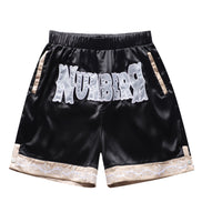 NR 黑色LOGO短褲