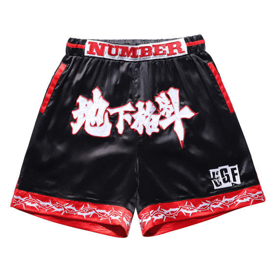 NR x UGF "地下格斗" BLACK SHORT
