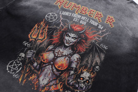 NR Hell Tour ‘84 Cropped Fit T-shirt