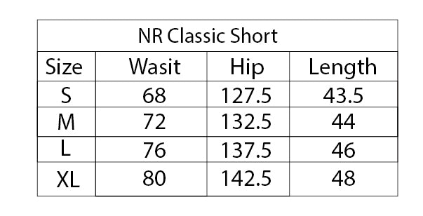 NR BLACK UNDERGROUND RULE SHORT