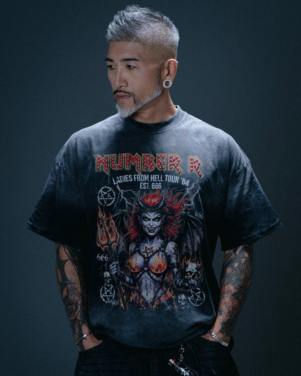 NR Hell Tour ‘84 Cropped Fit T-shirt