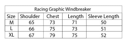 NR Racing Graphic Windbreaker