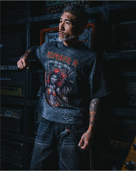 NR Hell Tour ‘84 Cropped Fit T-shirt
