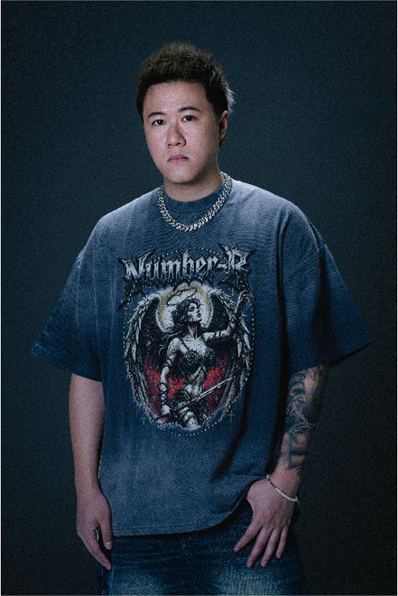 NR Heaven Tour Cropped Fit T-shirt