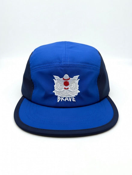 BRAVE BLUE CLASSIC LOGO 5 PANEL CAP