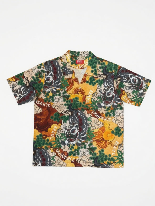 BRAVE Ukiyo-e Lion Shirt