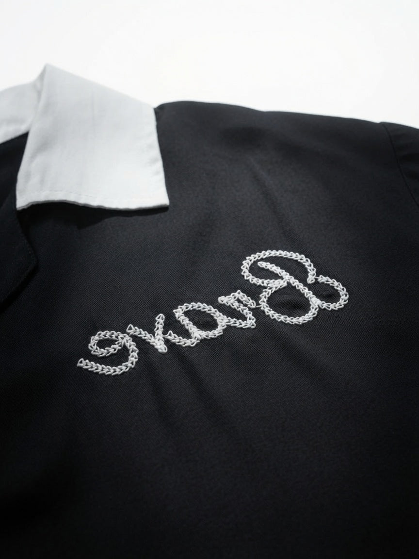 BRAVE LionDance Bowling Shirts Black