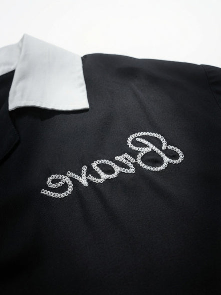 BRAVE LionDance Bowling Shirts Black