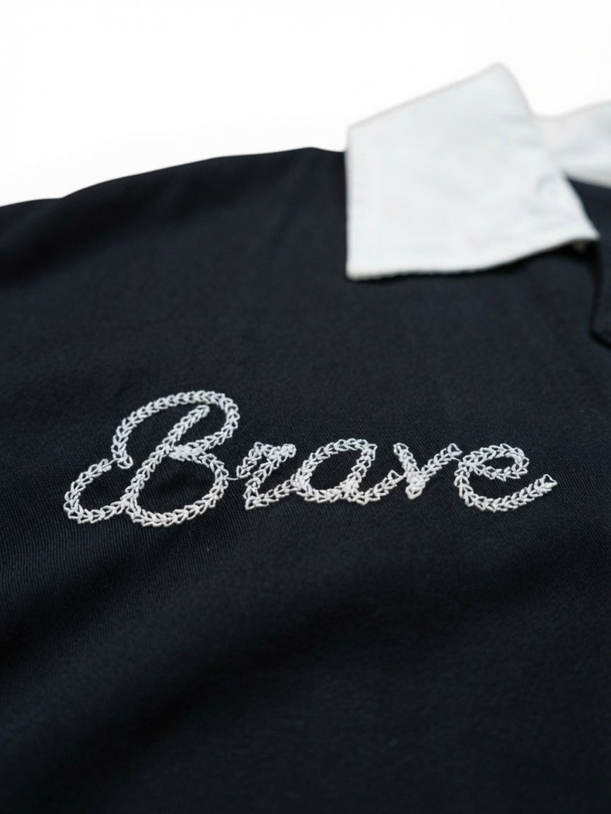 BRAVE LionDance Bowling Shirts Black